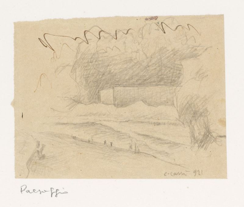Carlo Carrà - Paesaggio