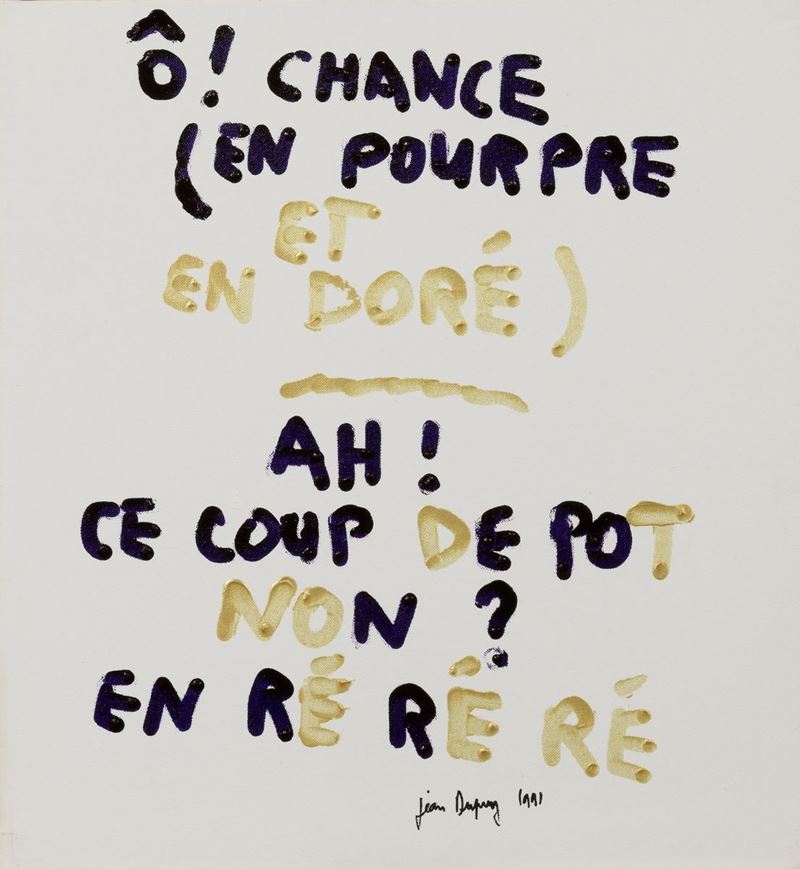 Jean Dupuy - Senza Titolo