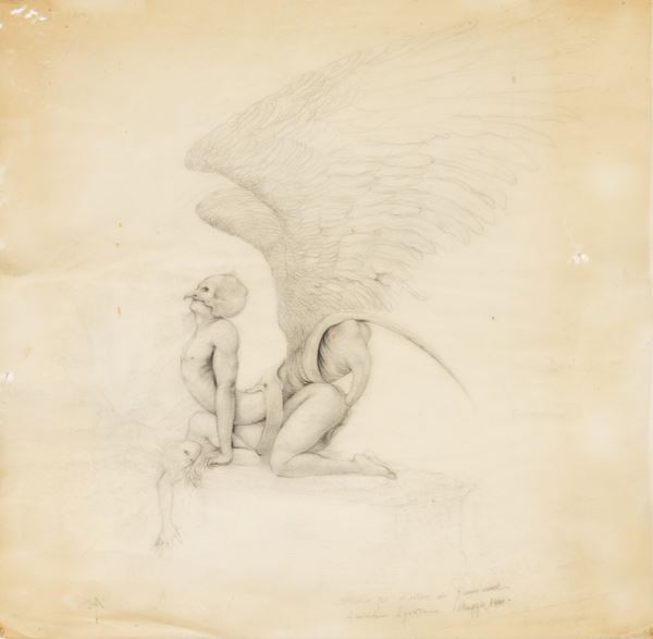 Agostino Arrivabene - Studio per «L'estasi di Ganimede»