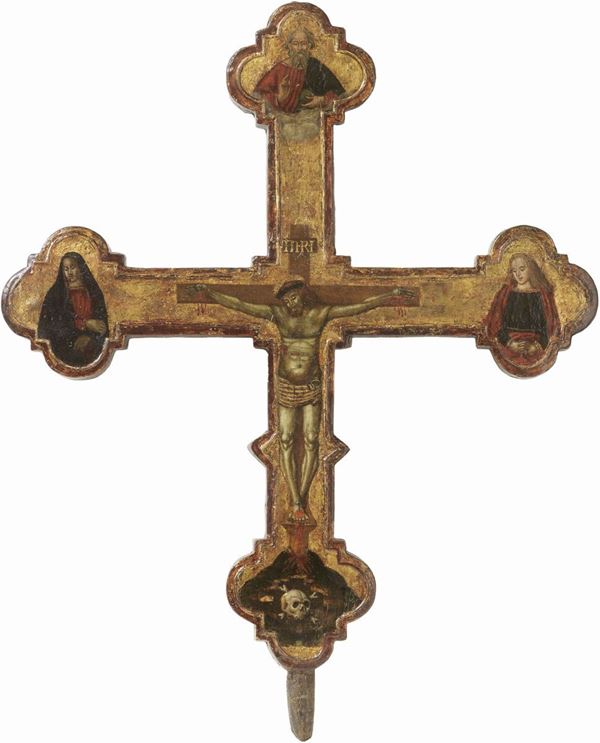 Scuola marchigiana del XV secolo - Croce astile