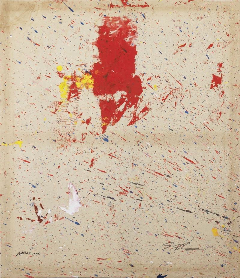 Shozo Shimamoto - Crane Performance in Naples