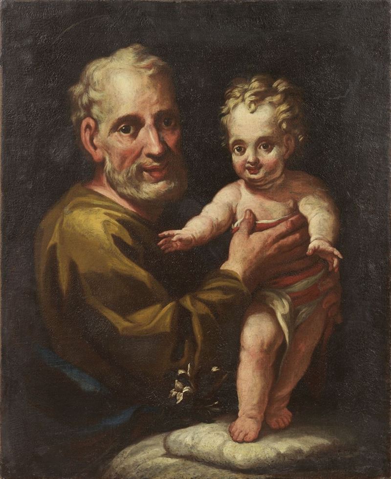 Pietro Dandini (bottega Di) - San Giuseppe con Gesù Bambino
