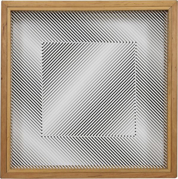 Ennio Chiggio - Interferenza lineare 14.6/B2 (2 moduli bianchi)