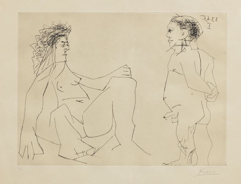 Pablo Picasso - Femme Et Homme