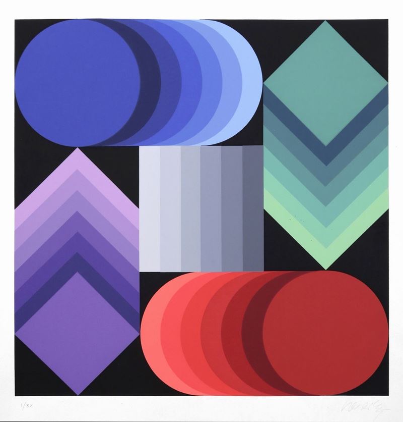 Victor Vasarely - Italia 90