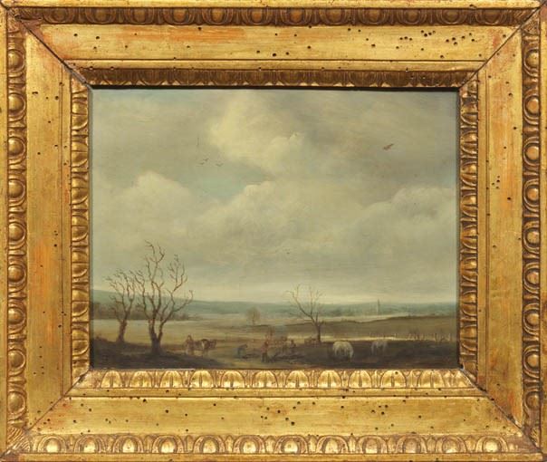 Scuola Fiamminga Fine XVII Secolo - Paesaggio con Zigano