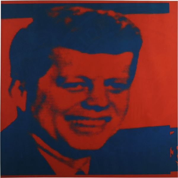 Andy Warhol (d'apr&#233;s) - John Fitzgerald Kennedy