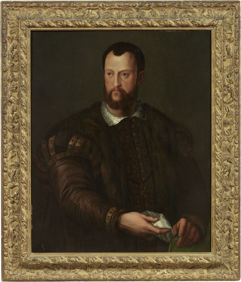 Scuola Fiorentina del XVI Secolo - Ritratto di Cosimo i De' Medici