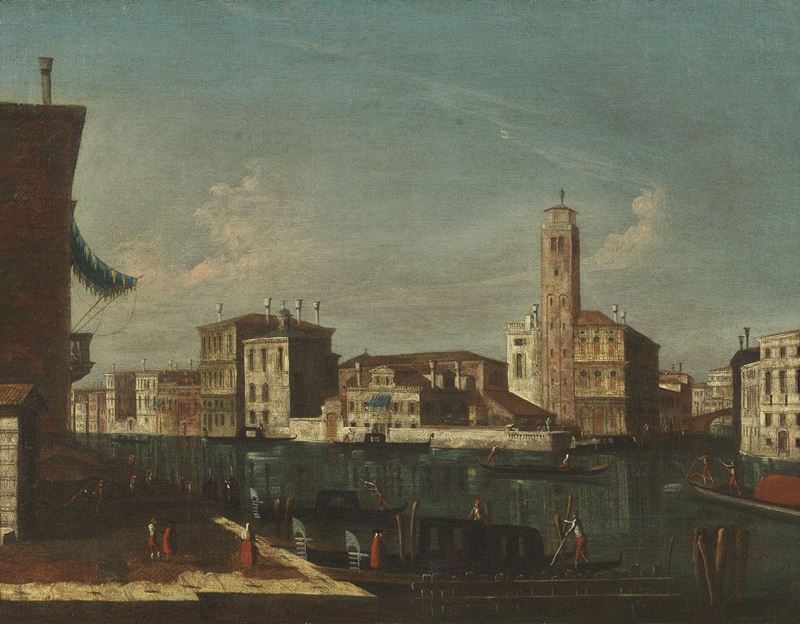 Scuola Veneta del XVIII Secolo - Veduta di Venezia