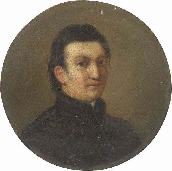 Ignoto del XIX secolo - Ritratto di ecclesiastico