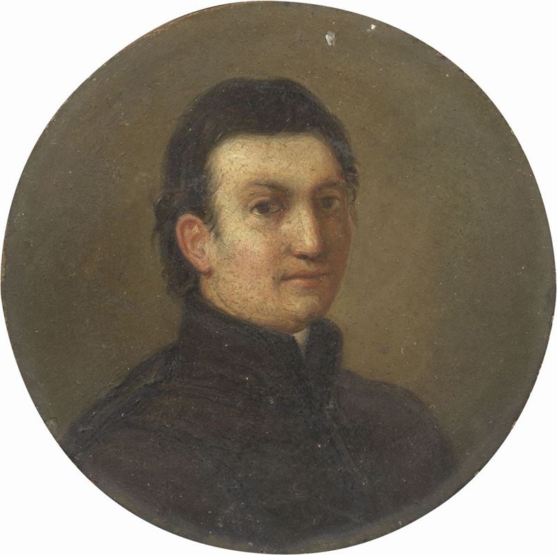 Ignoto del XIX Secolo - Ritratto di Ecclesiastico