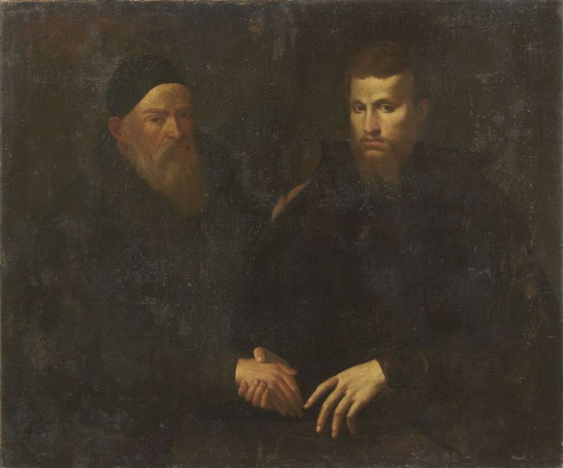 Scuola Lombarda del XVII Secolo - Doppio Ritratto