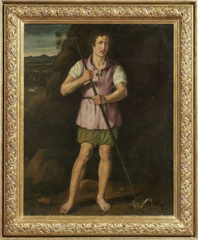 Figura di Giovane Contadino (allegoria del Lavoro Agricolo)
