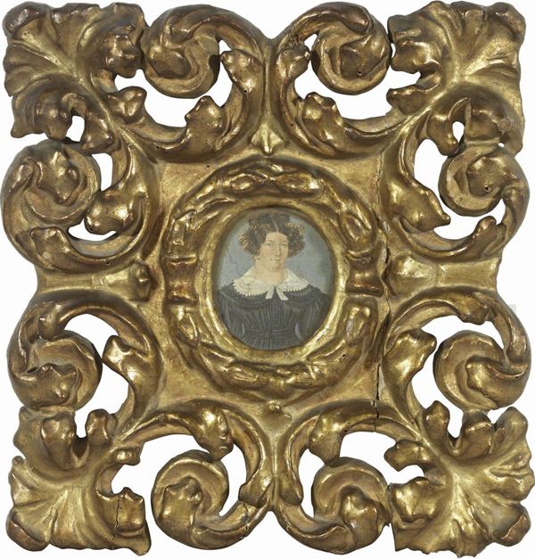 Scuola veneto-friulana del XIX secolo - Ritratto di gentildonna