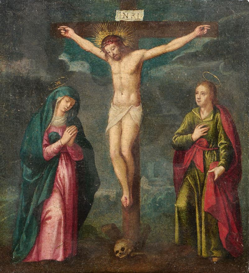 Crocifissione con la Vergine e San Giovanni Evangelista
