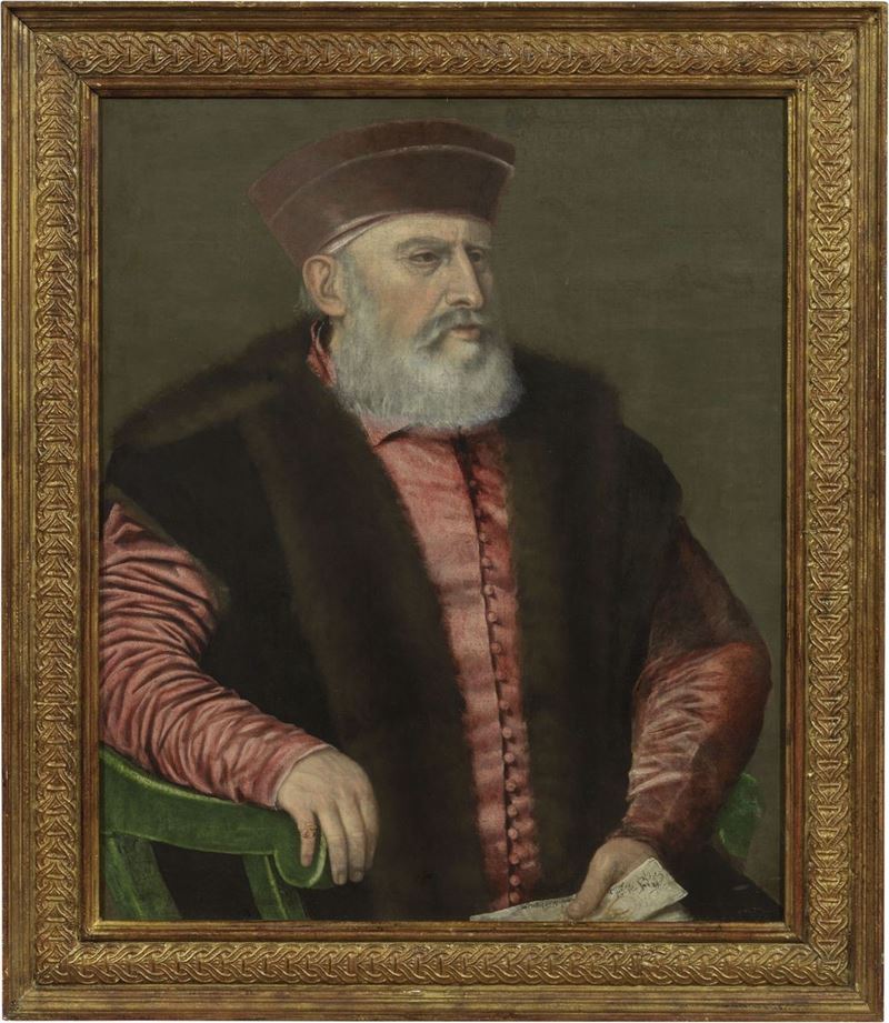 Scuola Lombarda del XVI Secolo - Ritratto di Notaio