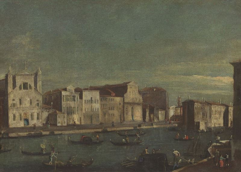 Scuola Veneta del XVIII Secolo - Veduta di Venezia
