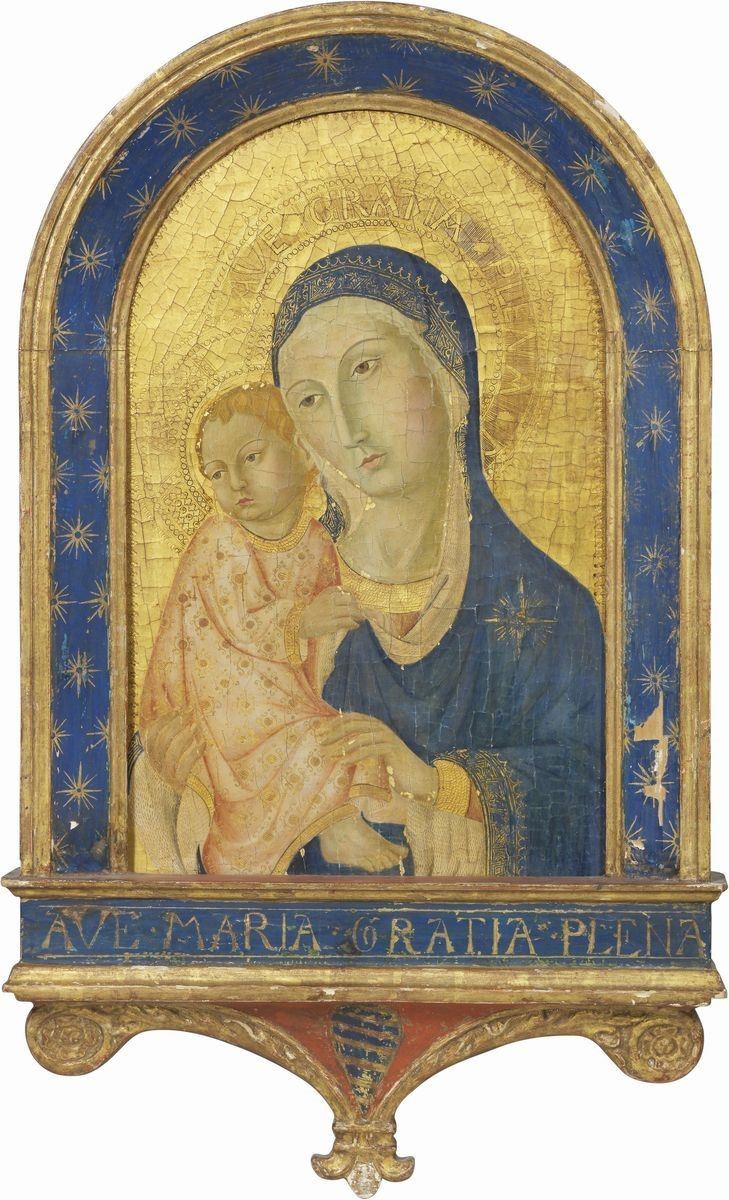 Ignoto del XIX Secolo - Madonna Col Bambino