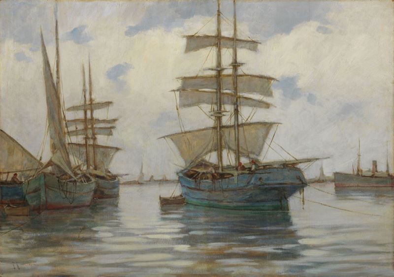 Renuccio Renucci - Velieri al Porto
