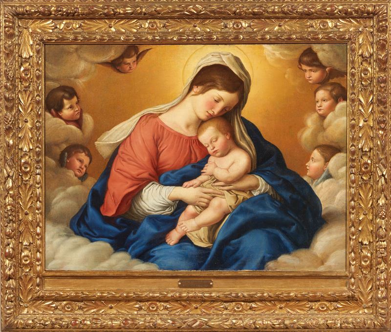 Madonna col Bambino e cherubini