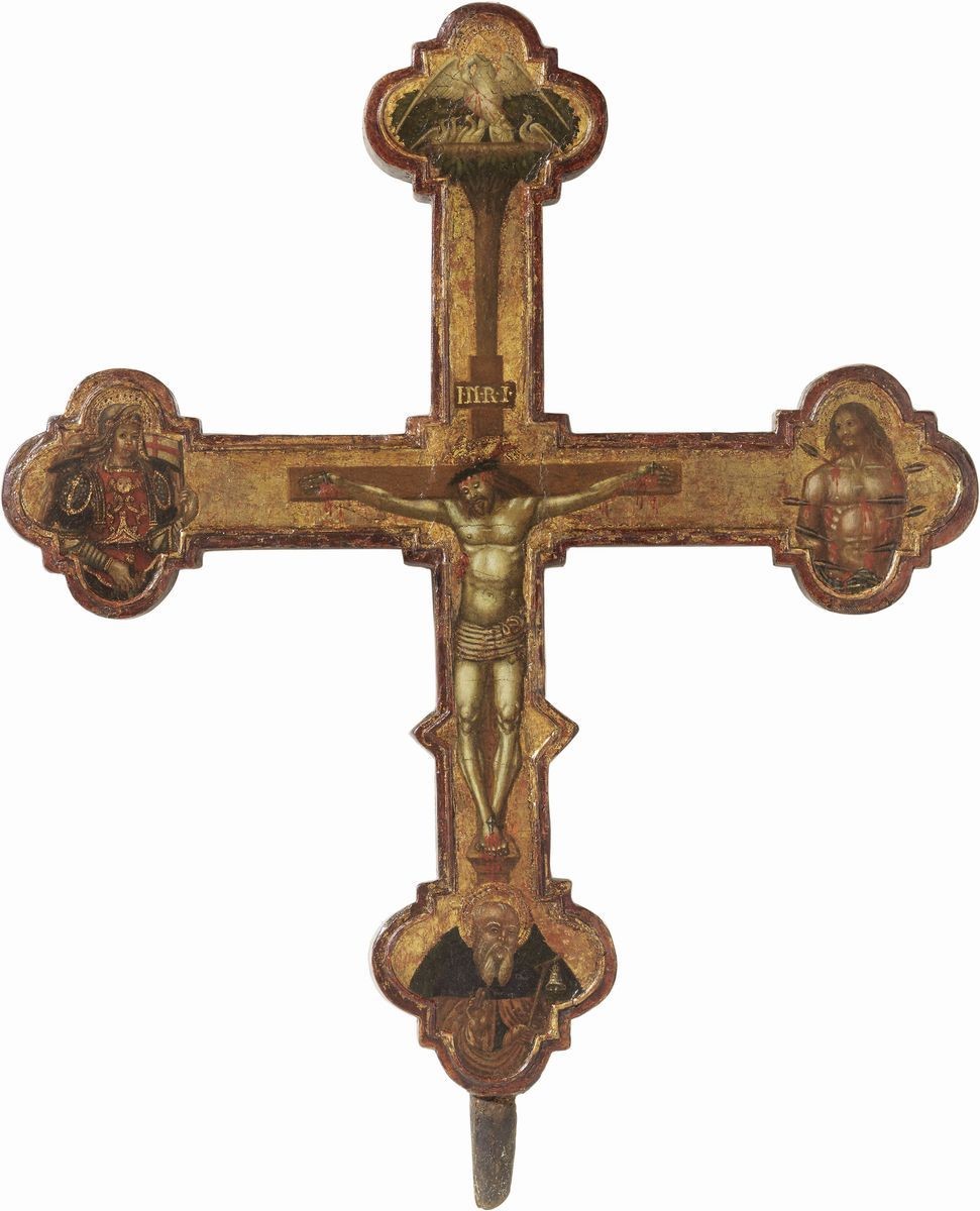 Scuola Marchigiana del XV Secolo - Croce Astile
