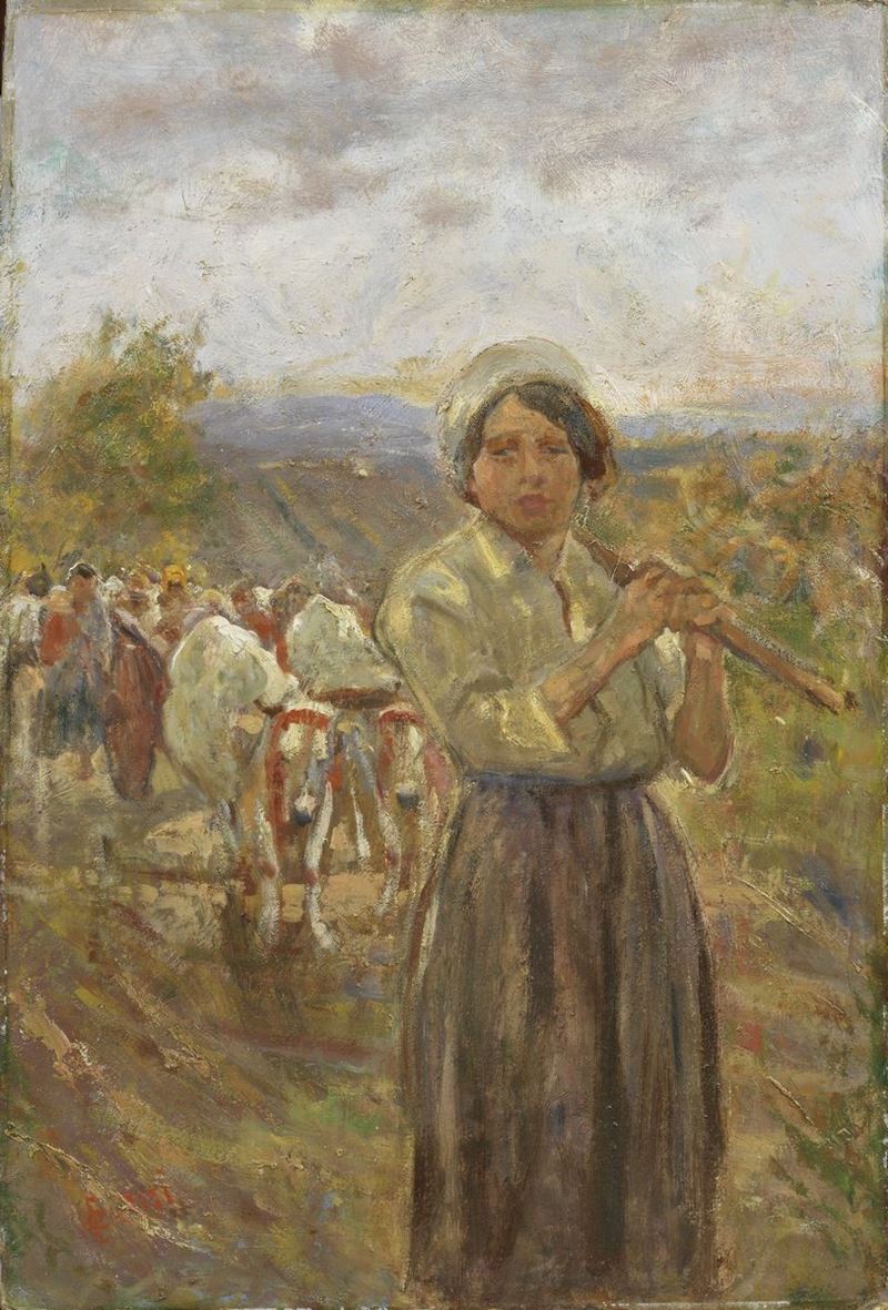 Cesare Ciani - Il Ritorno dai Campi Controluce