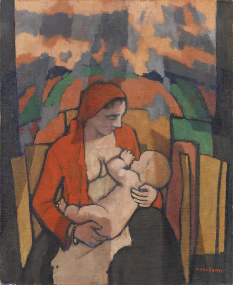Felice Casorati - Maternità