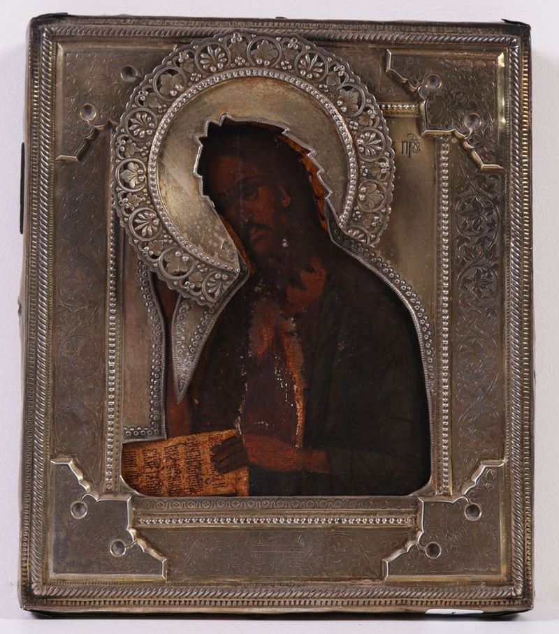 Icona Russa del XIX Secolo - Santo