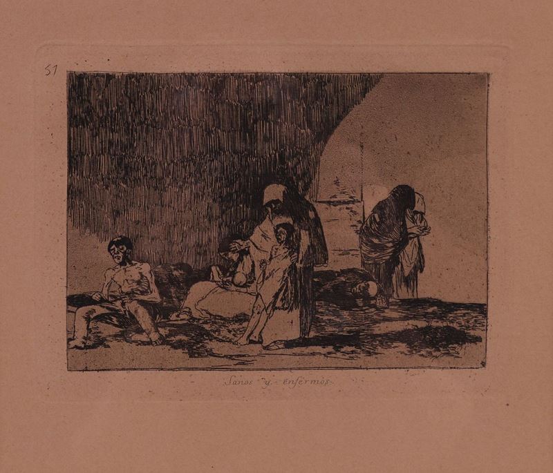 Francisco Goya Y Lucientes - Sanos Y Enfermos