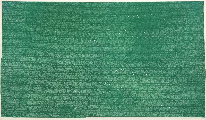 Alighiero Boetti - I Mille Fiumi Più Lunghi del Mondo