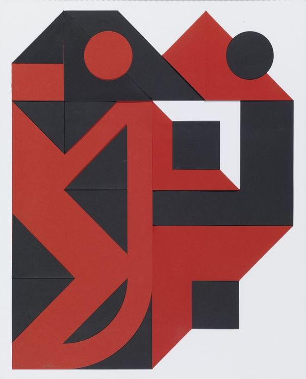 Enrico Castellani - Rosso-nero