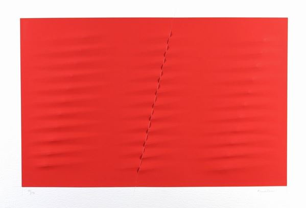 Agostino Bonalumi - Rosso