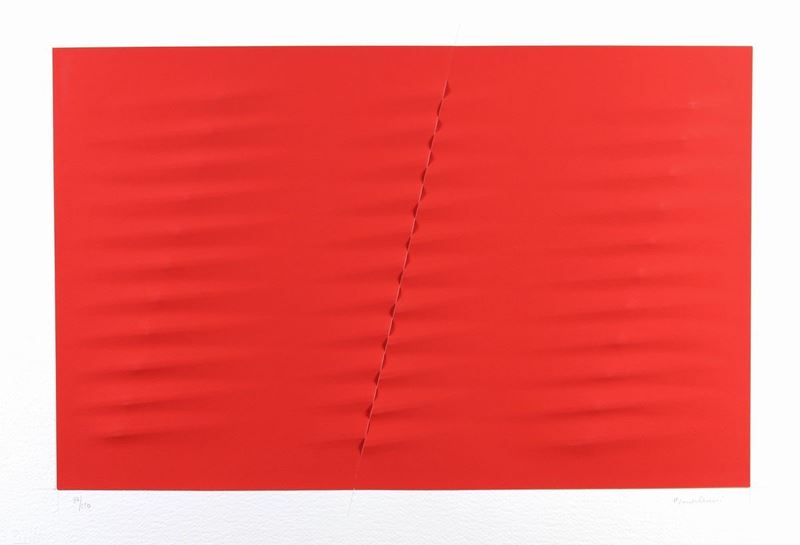 Agostino Bonalumi - Rosso