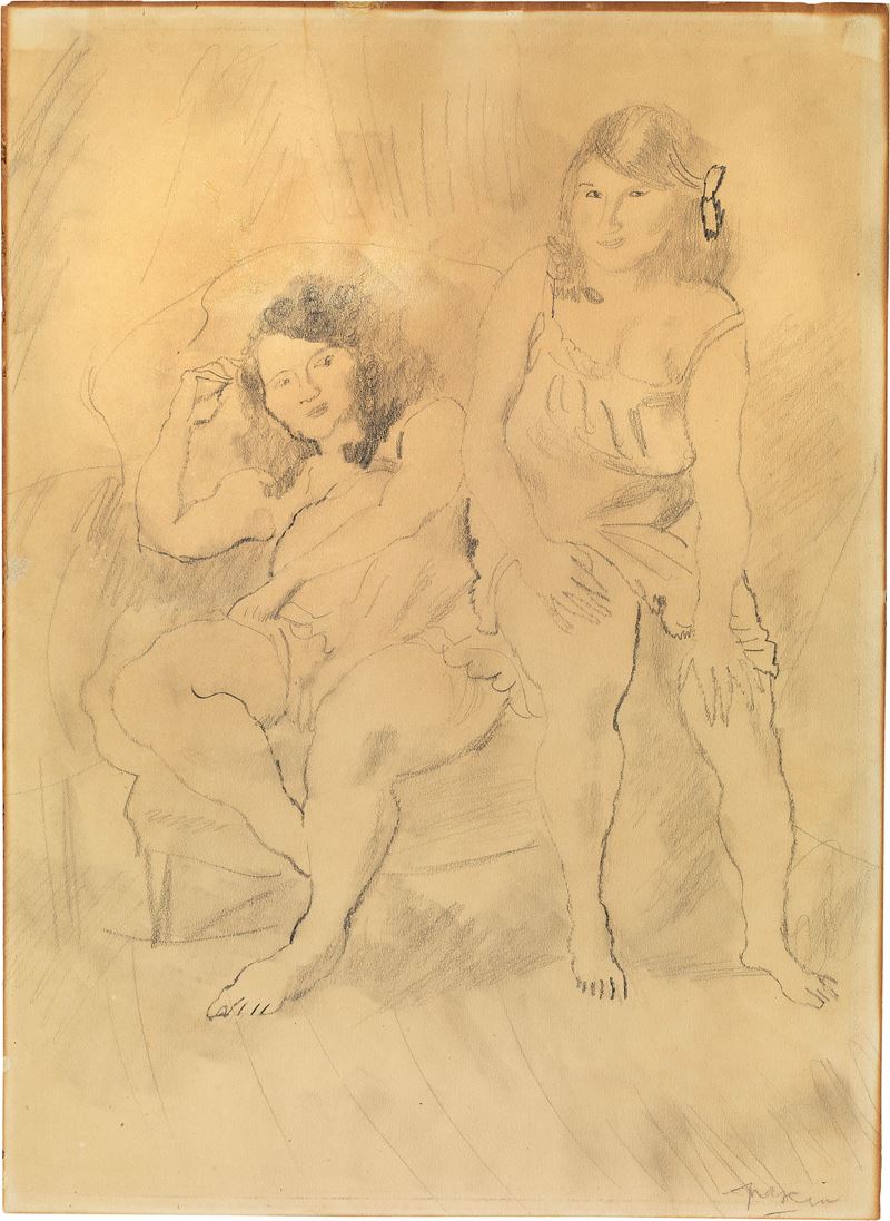 Julius Pascin - L'attente