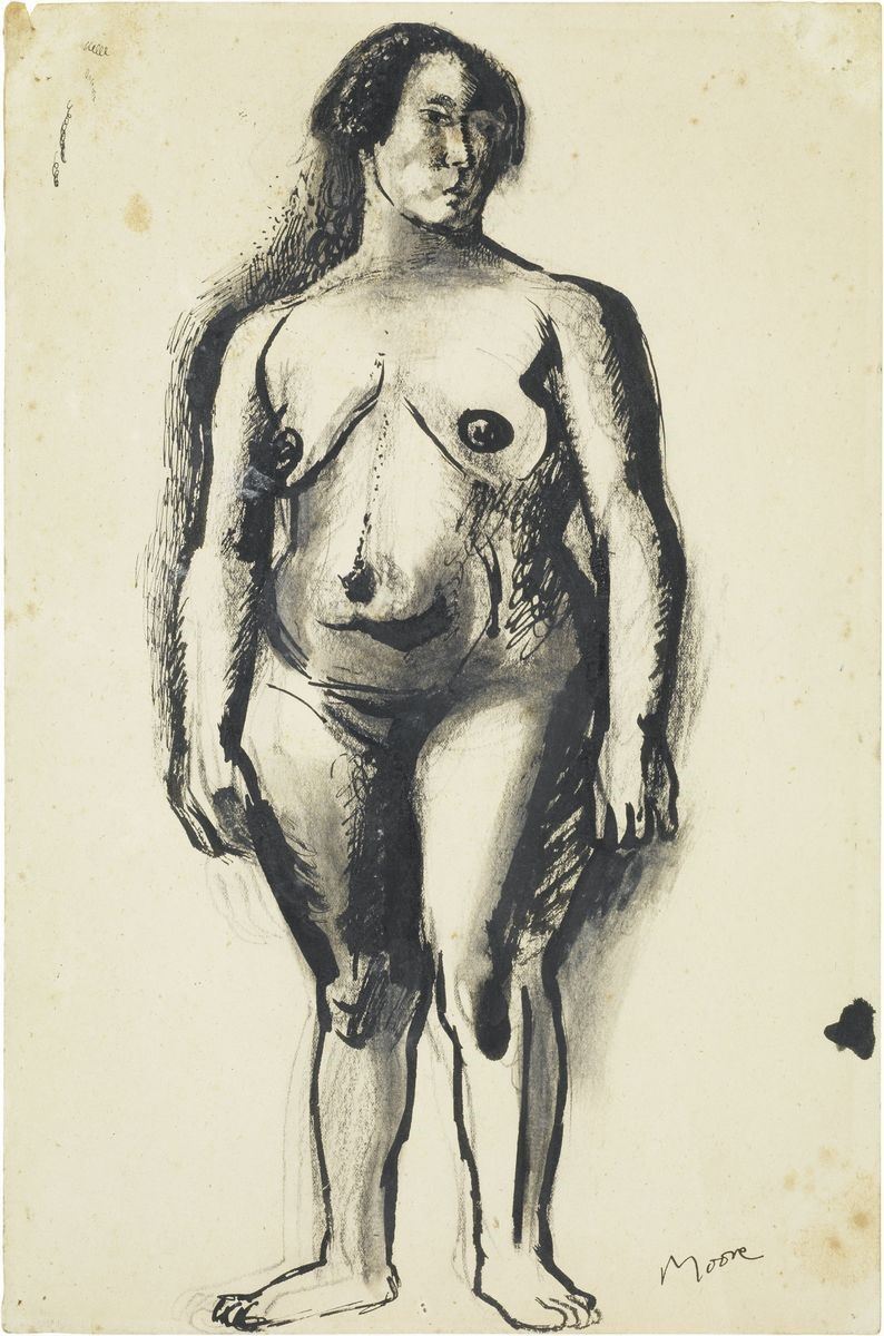 Henry Moore - Standing Nude