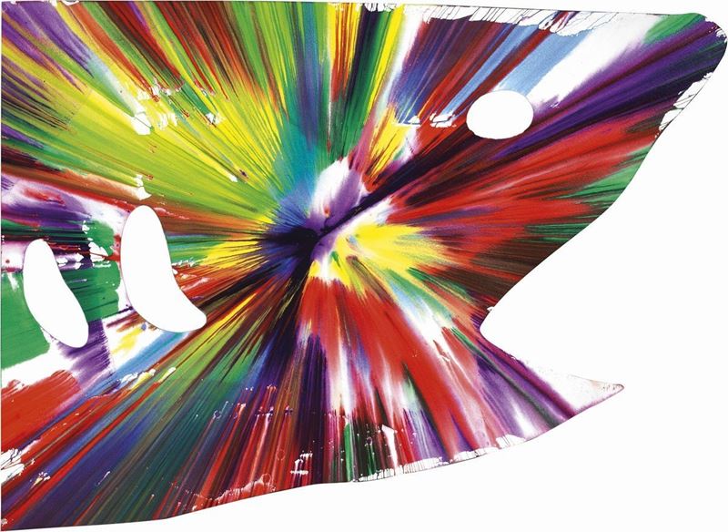 Damien Hirst - Shark Spin Painting