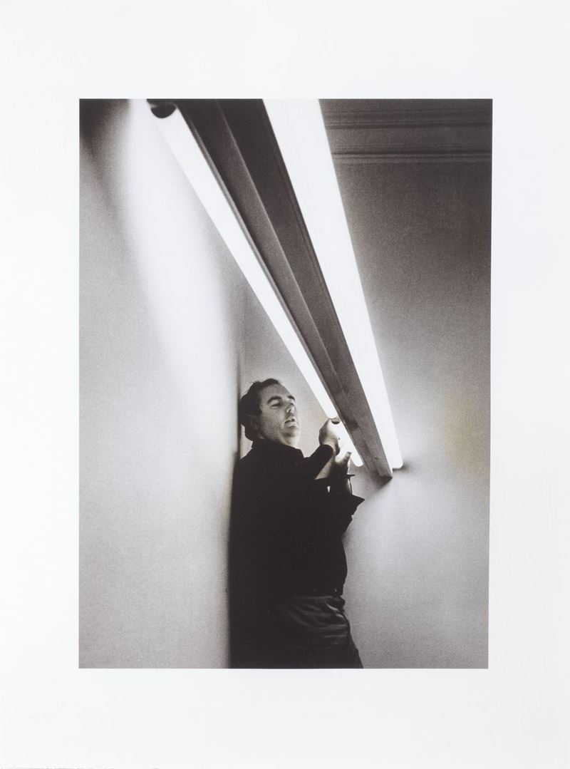 Gianfranco Gorgoni - Dan Flavin, New York