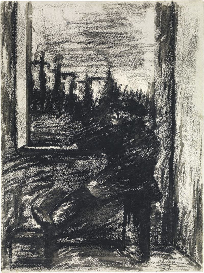Ottone Rosai - Il Gobbo alla Finestra