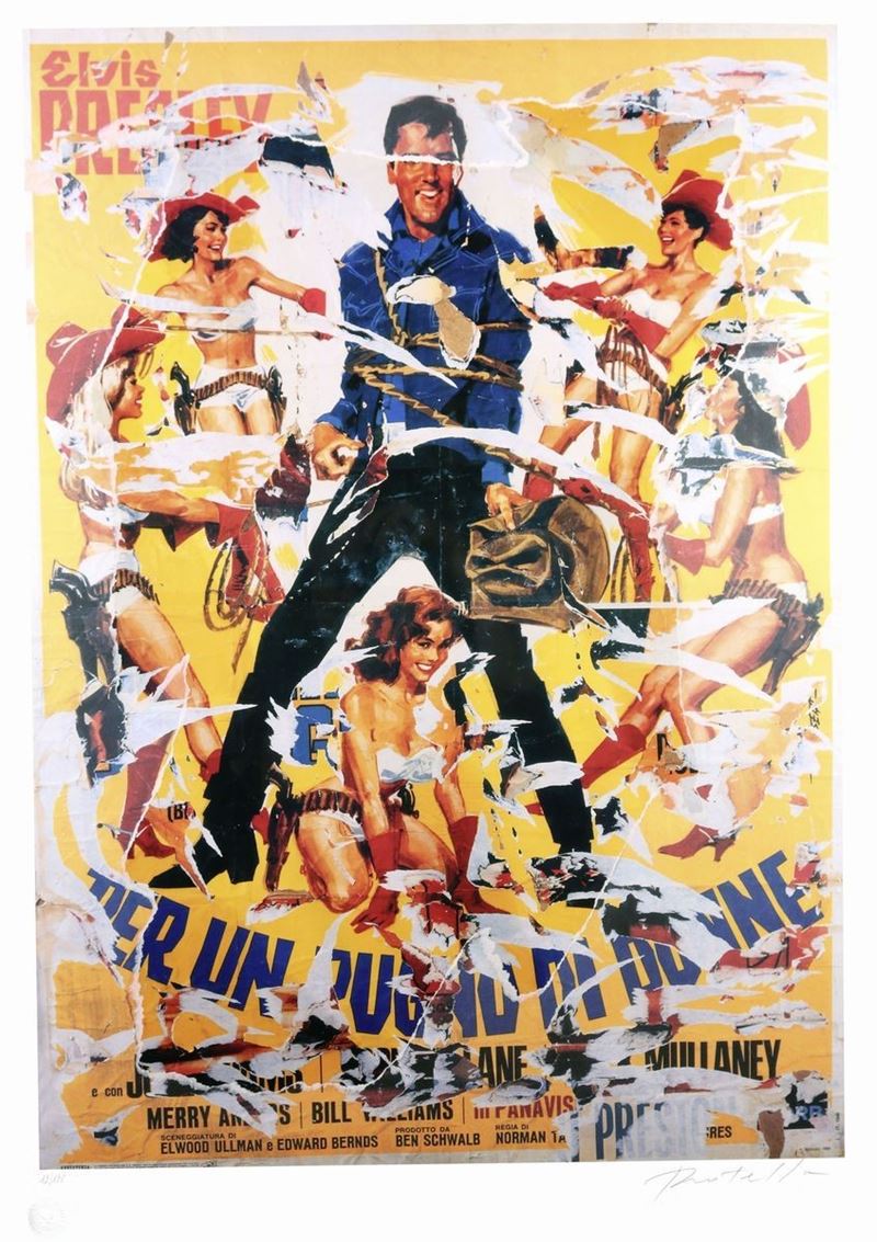 Mimmo Rotella - «per un Pugno di Donne» e «la Veglia delle Aquile»