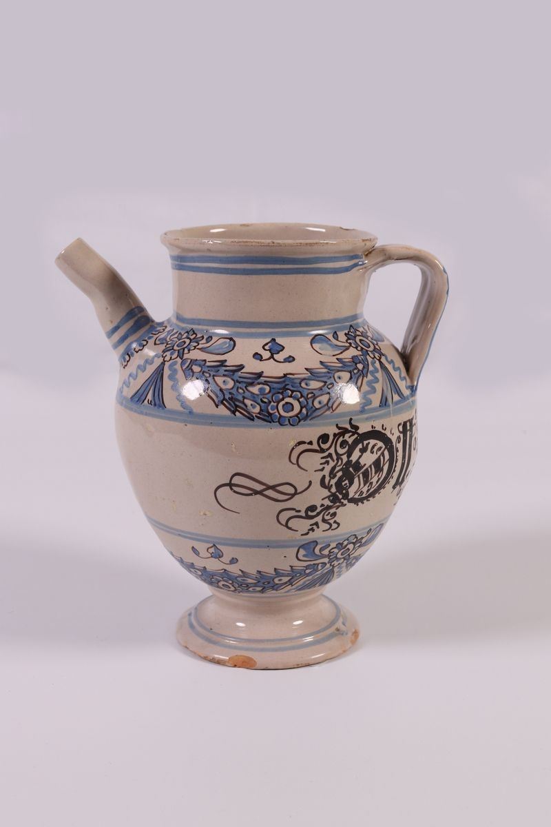Brocca in Maiolica Policroma