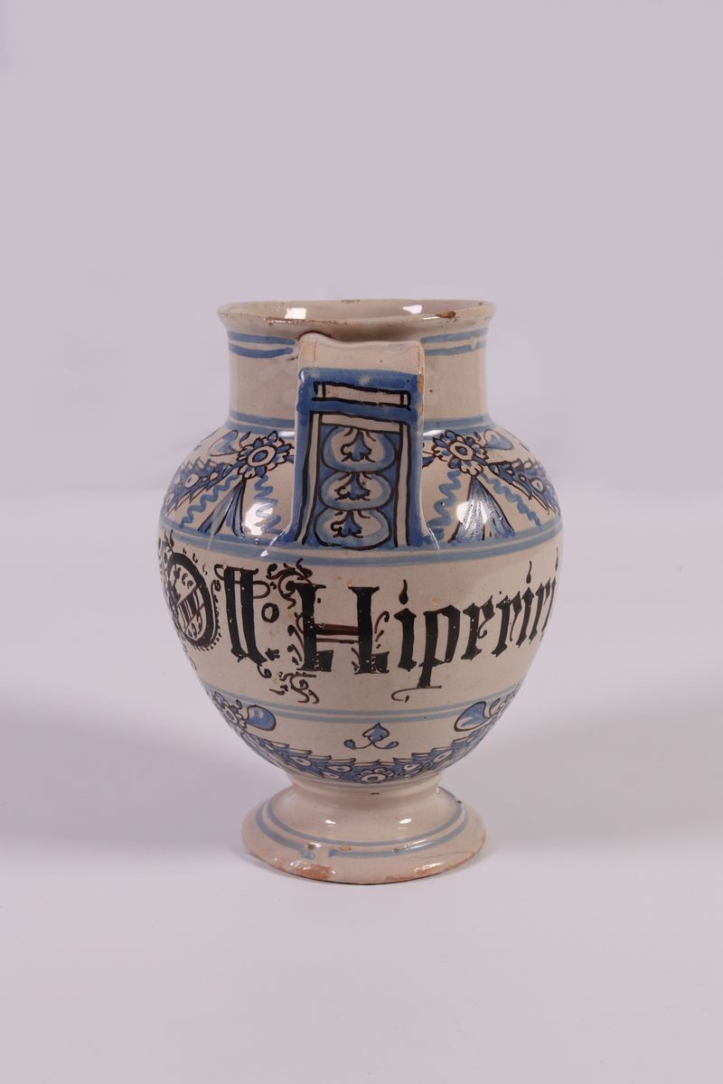 Brocca in Maiolica Policroma