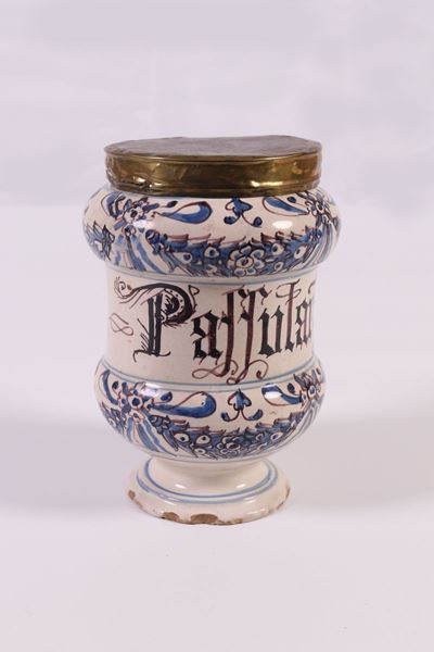 Albarello in Maiolica Policroma