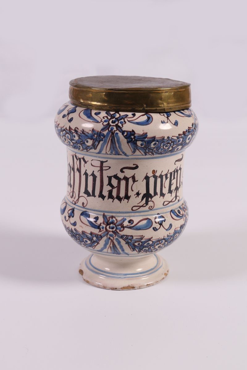 Albarello in Maiolica Policroma