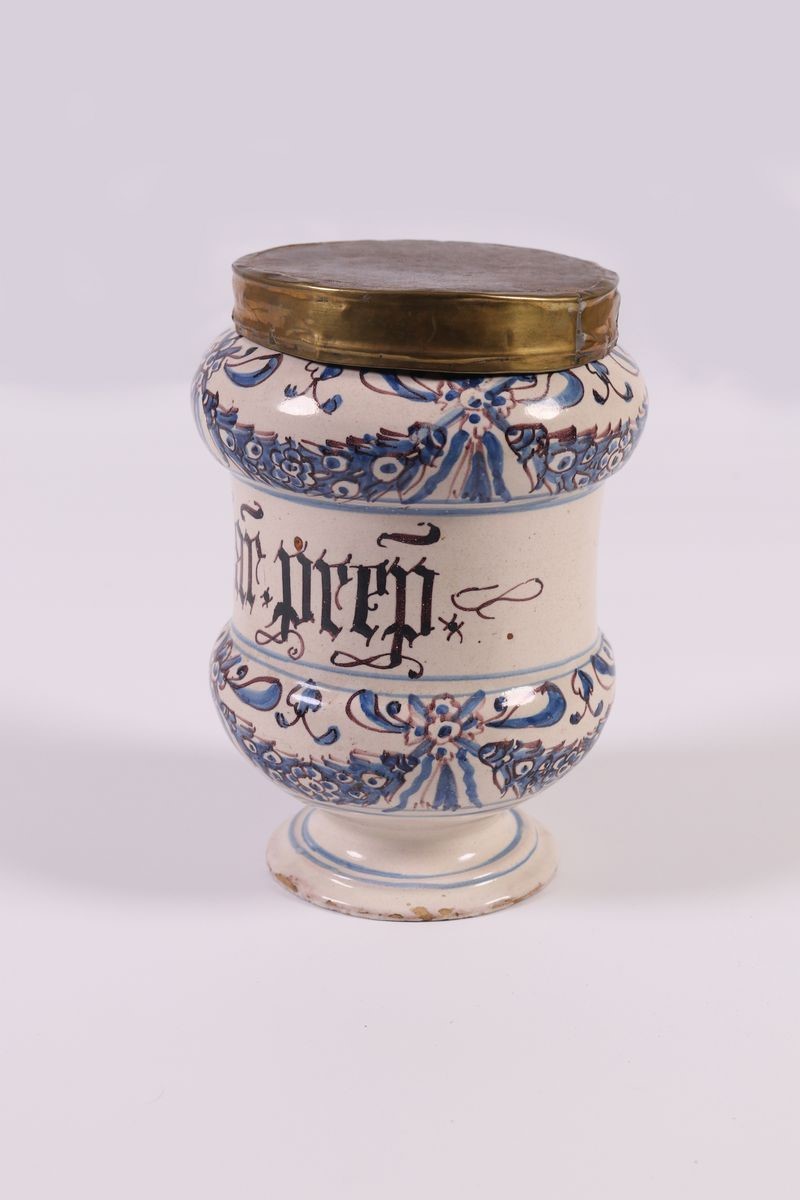 Albarello in Maiolica Policroma