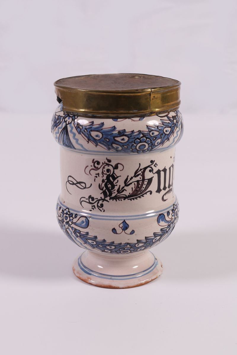 Albarello in Maiolica Policroma