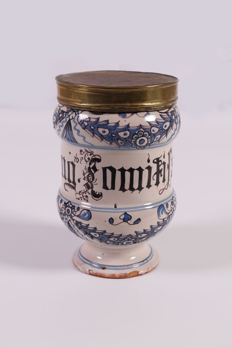 Albarello in Maiolica Policroma