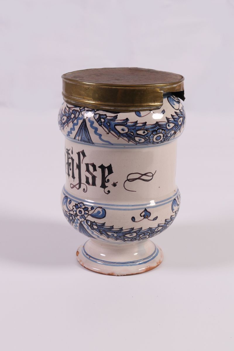 Albarello in Maiolica Policroma