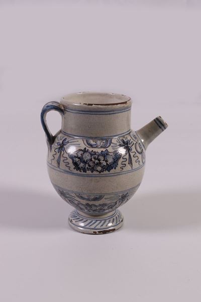 Brocca in Maiolica Policroma