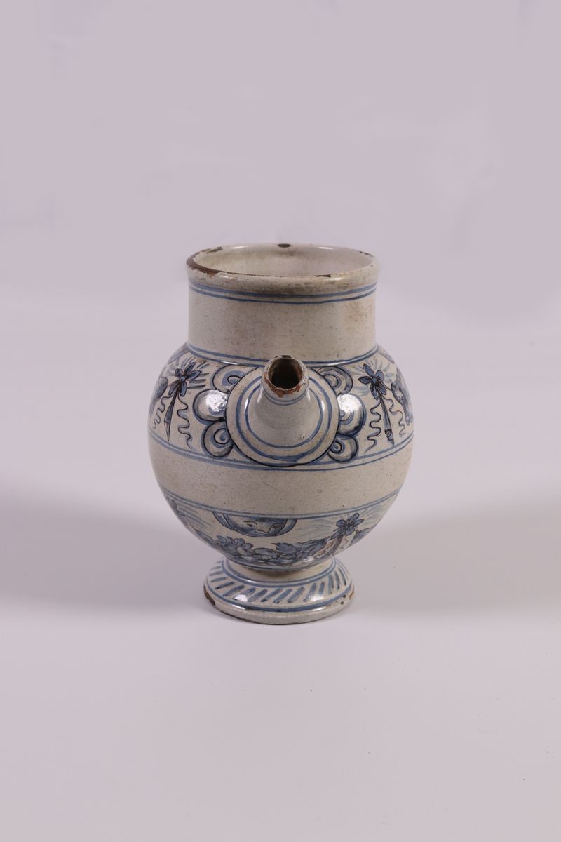 Brocca in Maiolica Policroma