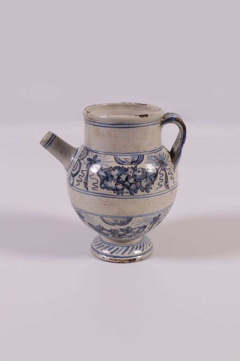 Brocca in Maiolica Policroma